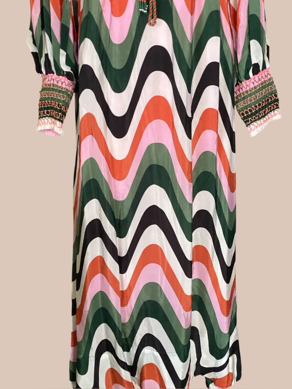 FARM Rio Wave Gradient Maxi Dress Size Small - Picture 8 of 14